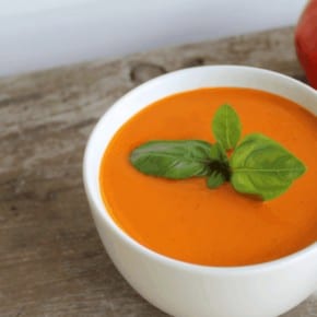 I hated tomato soup until I create this Roasted Tomato Soup Recipe. After making a big batch of this you'll never want to purchase the processed, unhealthy, canned version at the store again!