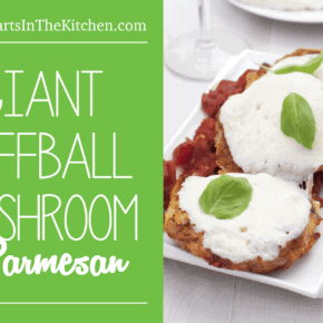 Giant Puffball Mushroom Parmesan