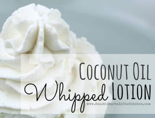 Whipped Coconut oil lotion