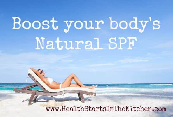 Boost your natural SPF