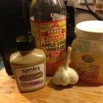 Glorious Garlic Vinaigrette Ingredients