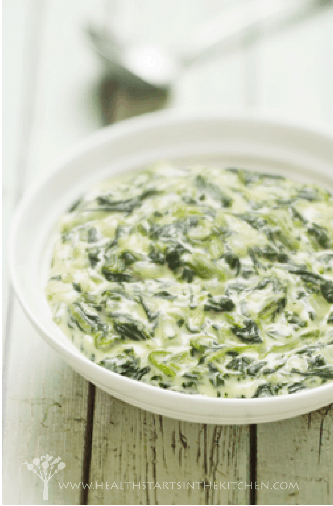 World's Best Creamed Spinach (or Kale) use Coconut Mil or Heavy Cream - Paleo/Low Carb