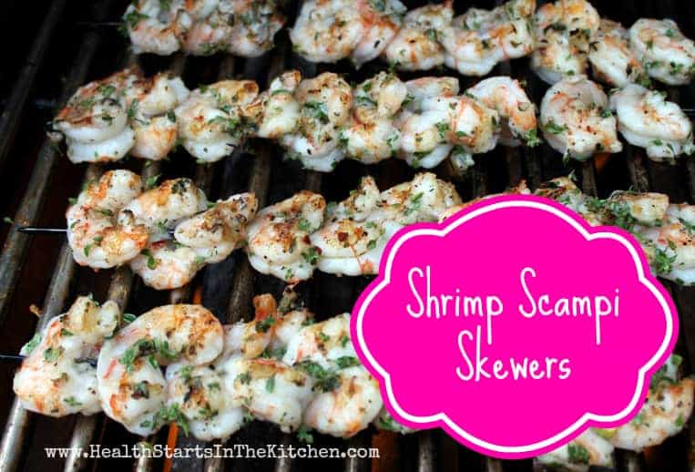 Shrimp Scampi Skewers