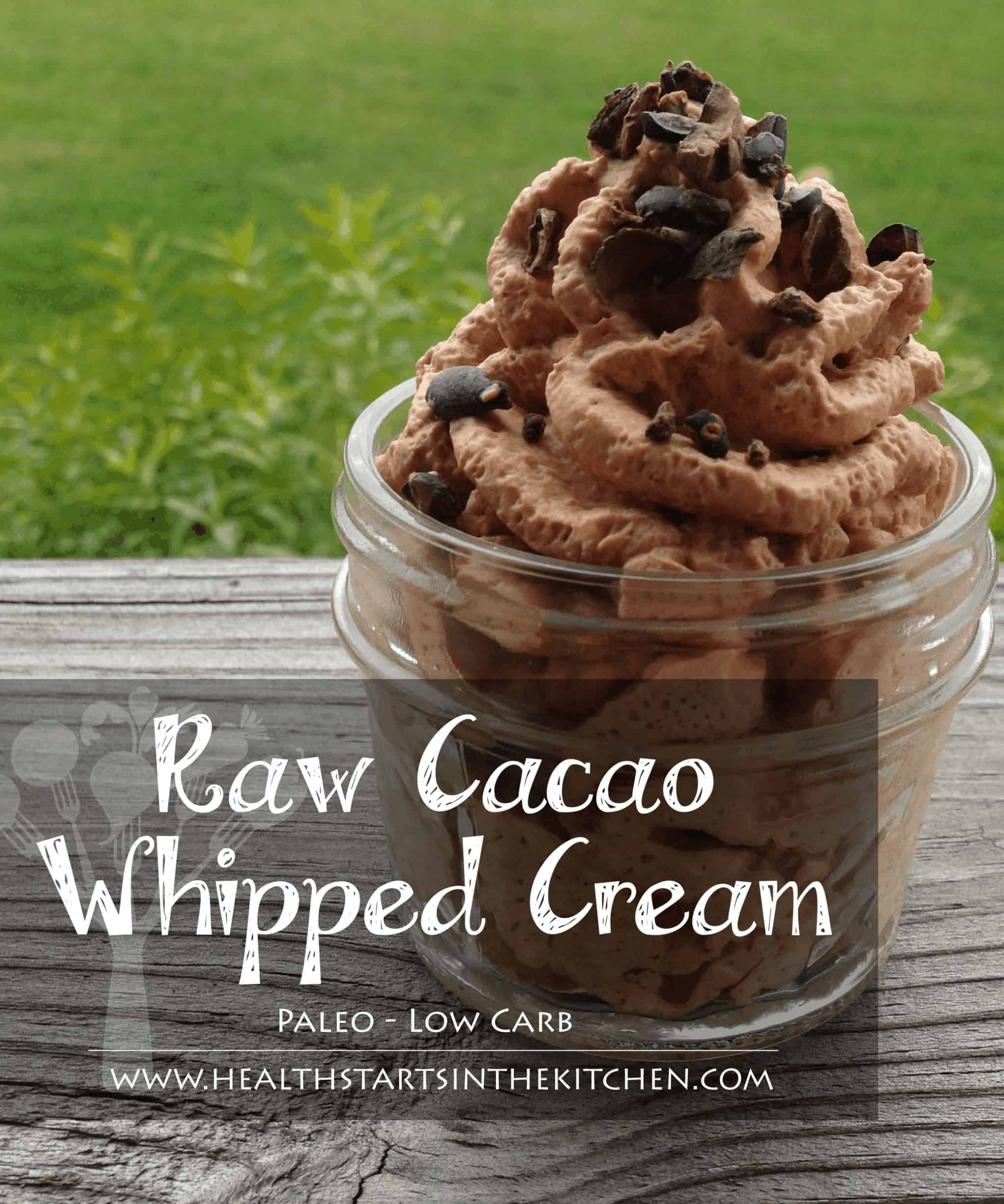 Raw Cacao Whipped Cream
