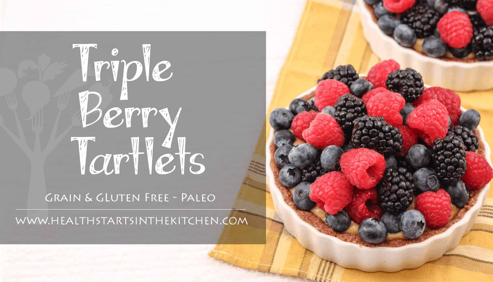 Grain Free Triple Berry Tartlets