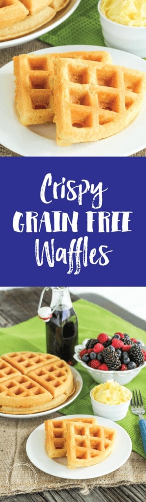 Crispy Grain Free Waffles