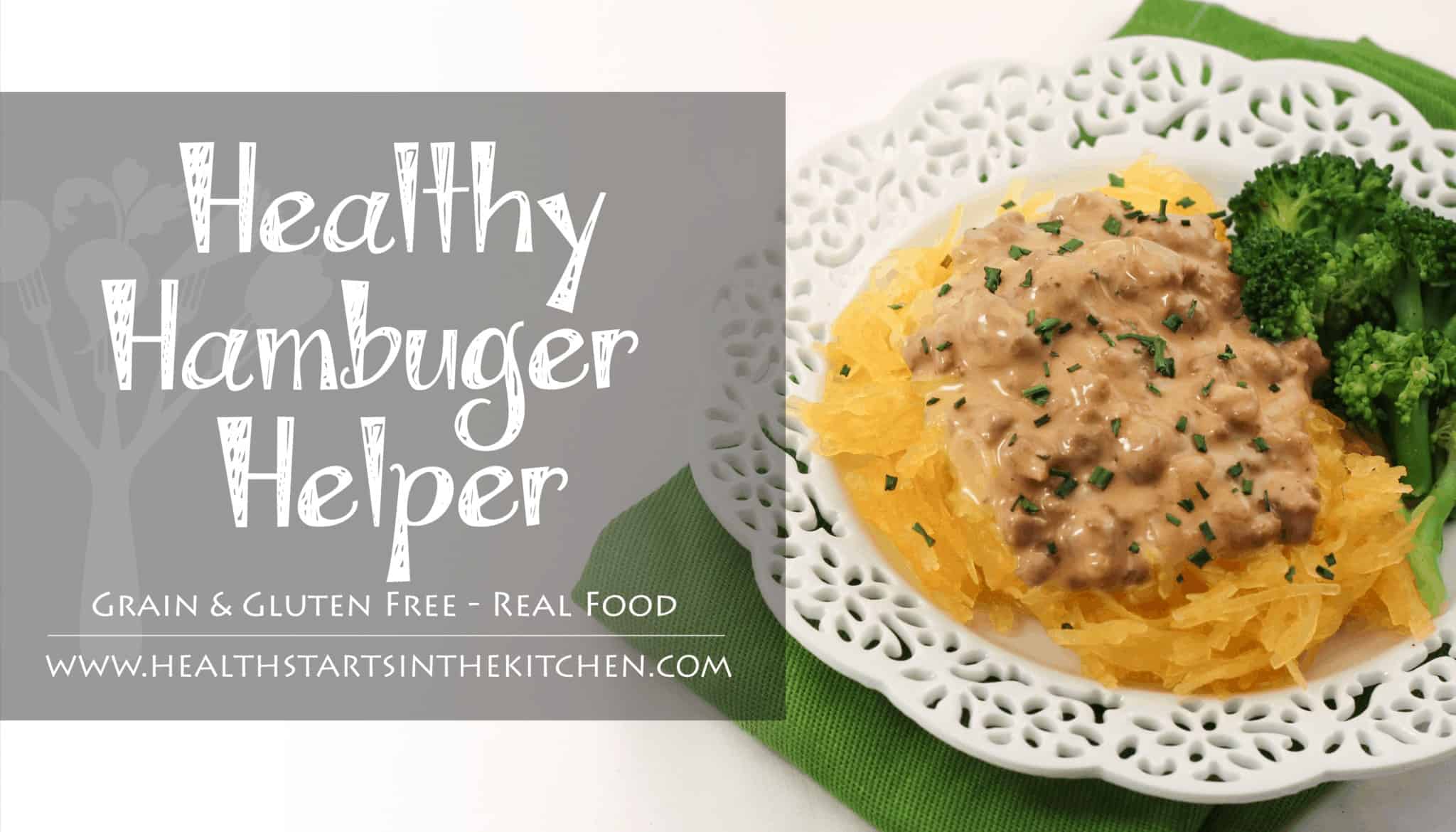 Healthy Hamburger Helper – Cheeseburger Spaghetti Squash