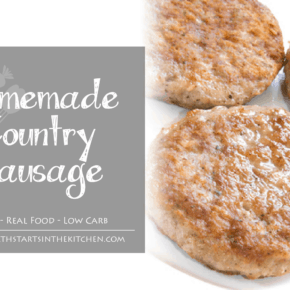 Homemade Country Sausage Seasoning by Health Starts in the Kitchen - Real Food, Healthy, Low Carb, Keto