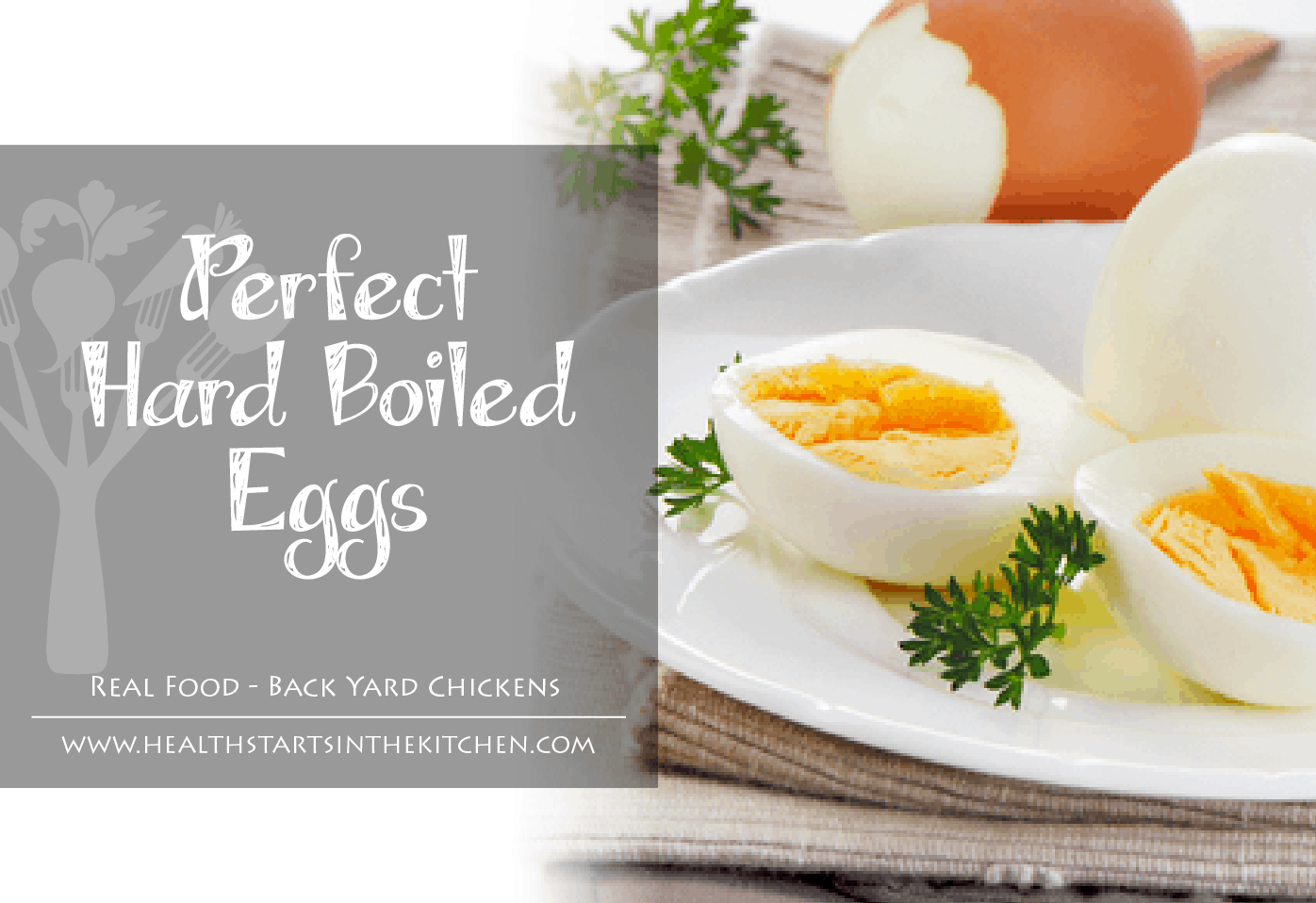 The Secret to Perfect Hard Boiled Eggs {stovetop method}