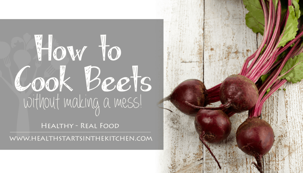 This is the easiest way to cook beets without making a mess! 