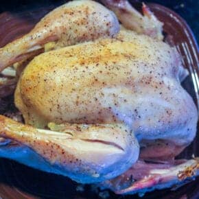 Perfect Roast Chicken with Vegetable Gravy and LeCreuset Giveaway - Health Starts in the Kitchen