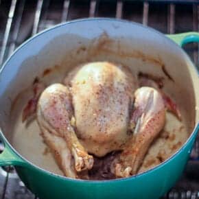 Perfect Roast Chicken with Vegetable Gravy and LeCreuset Giveaway - Health Starts in the Kitchen