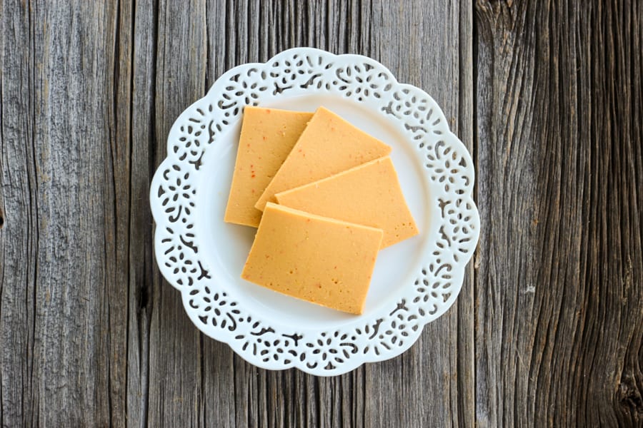 Dairy-Free, Paleo Nacho Zucchini Cheese - tastes just like cheese only dairy free!