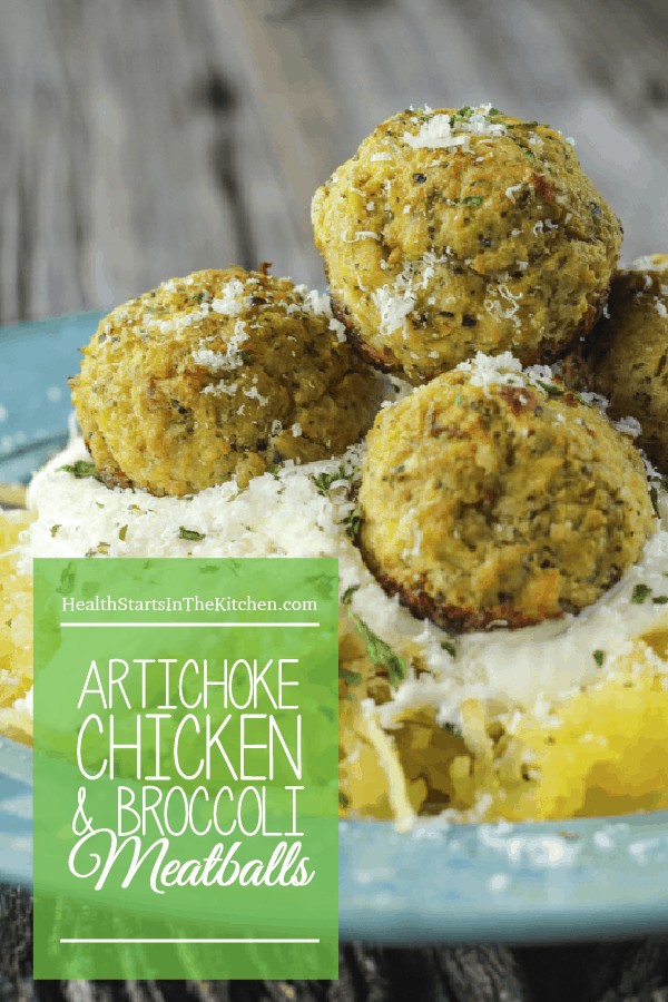 Artichoke, Chicken & Broccoli Meatballs, Primal, Grain & Gluten-Free, Low-Carb