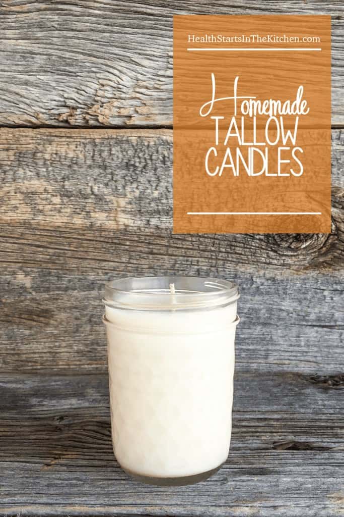 Homemade Tallow Candles Health Starts in the Kitchen