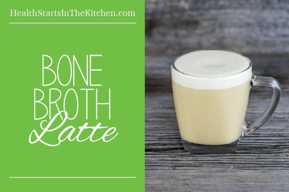 Bone Broth Latte, Breakfast in a mug!