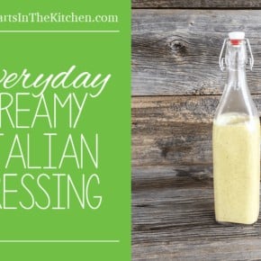 Everyday Cream Italian Dressing; Paleo, Low-Carb, Dairy-Free & Bulletproof Diet Friendly