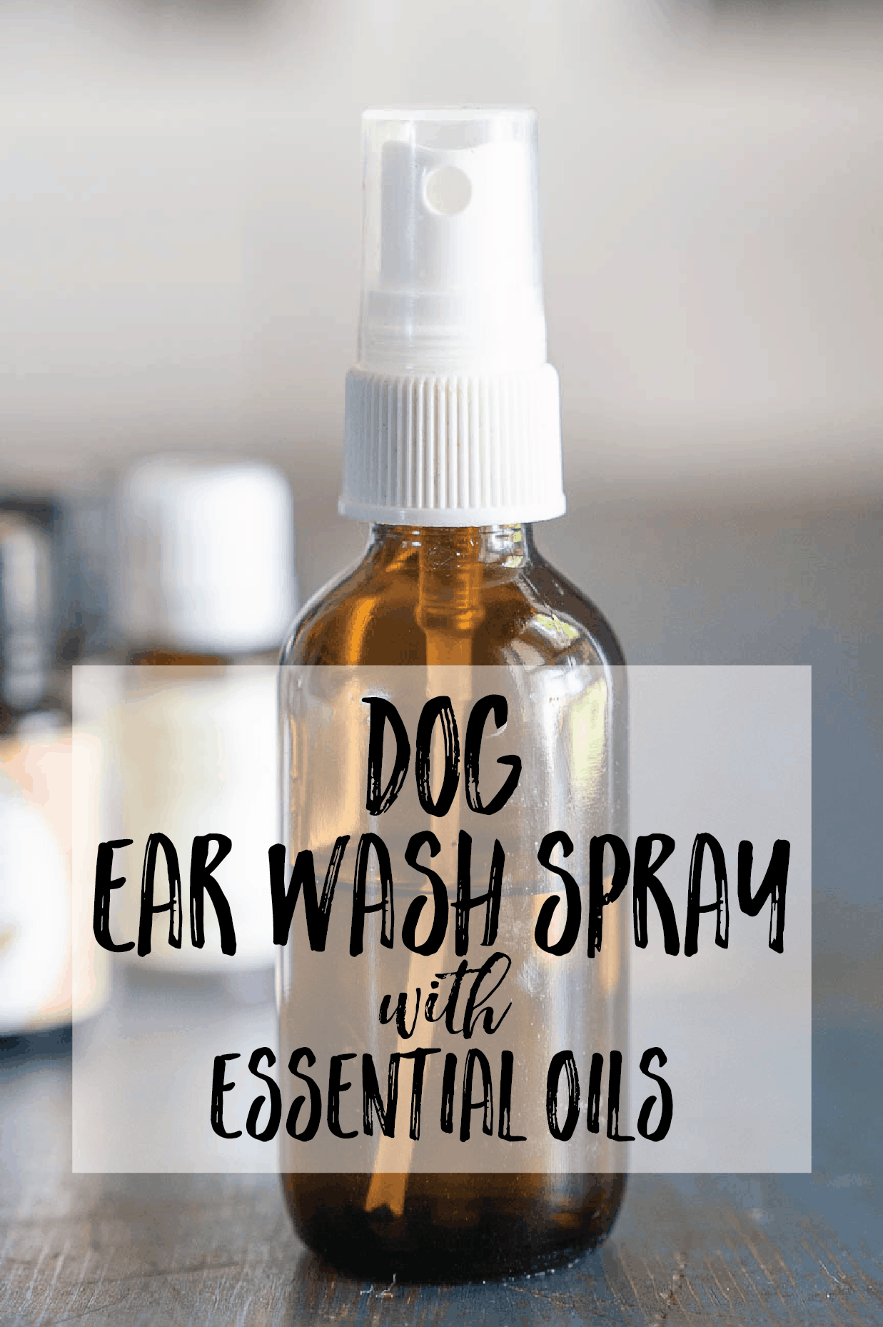Essential Oil Dog Ear Wash Spray for Ear Infections