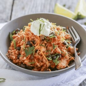 Pressure Cooker Chipotle Chicken Black Beans and Rice - Gluten Free