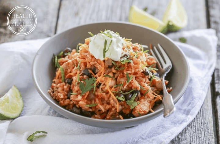 {Pressure Cooker} Chipotle Chicken Black Beans and Rice