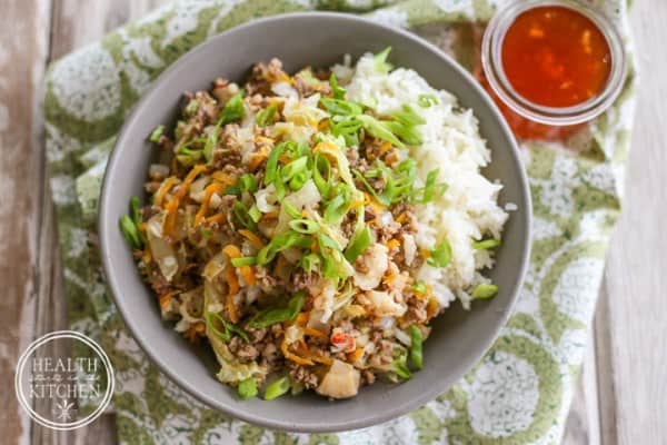 Pork, Shrimp, Shiitake & Napa Cabbage Bowl – Health Starts in the Kitchen