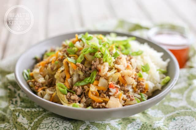 Pork, Shrimp, Shiitake & Napa Cabbage Bowl – Health Starts in the Kitchen