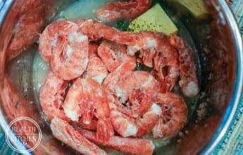 5 Minute Pressure Cooker Shrimp Scampi Paella - Gluten Free - Health Starts in the Kitchen