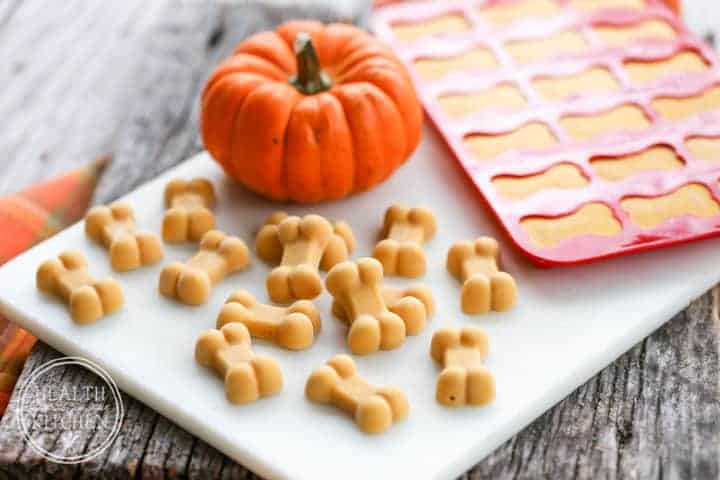 Frosty Pumpkin Dog Treats for Fall Itchy Skin