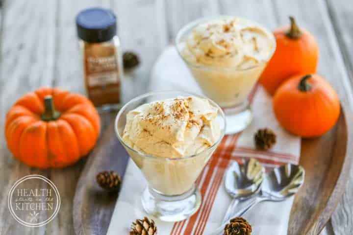 Pumpkin Pie Goat Cheese Mousse {Primal & Low-Carb}