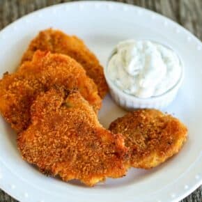 Baked Chicken Dippers with Ranch {Low-Carb & Primal}