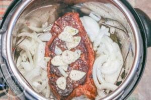 Pressure Cooker Pork and Kraut {For New Year's Good Luck!}