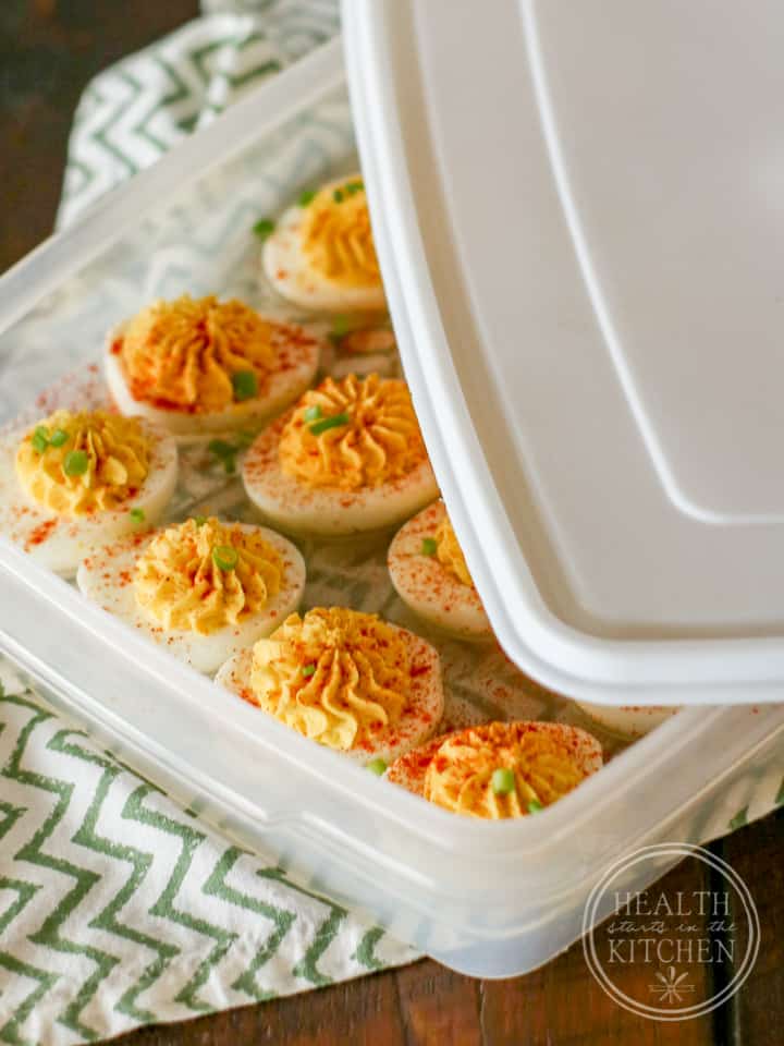 The best way to store and transport deviled eggs