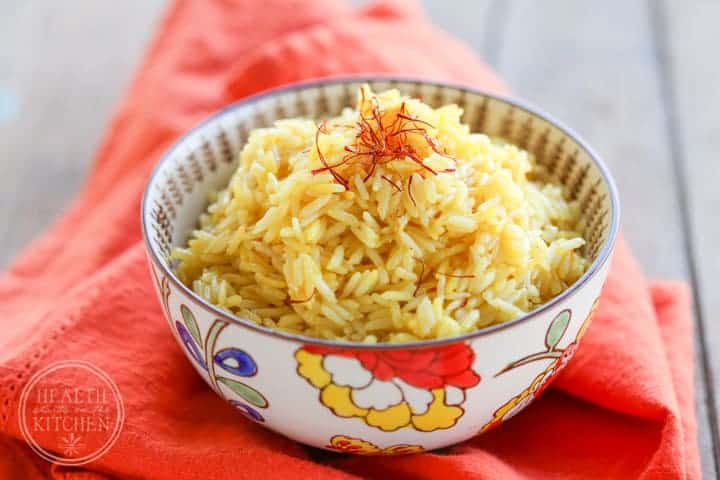 5-Mintue Pressure Cooker Saffron Rice