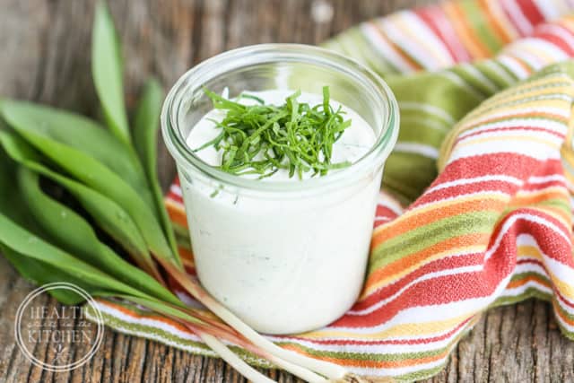 Ramp Ranch Wild Ramp Ranch Dressing Recipe – Health Starts in the Kitchen