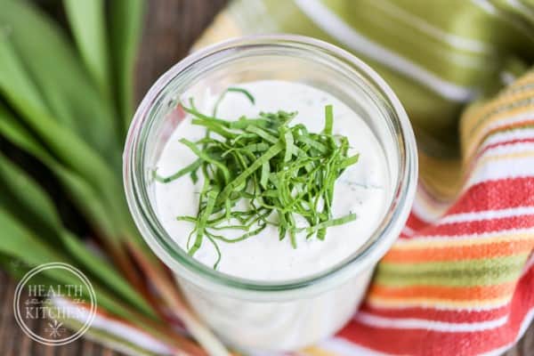 Ramp Ranch Wild Ramp Ranch Dressing Recipe – Health Starts in the Kitchen