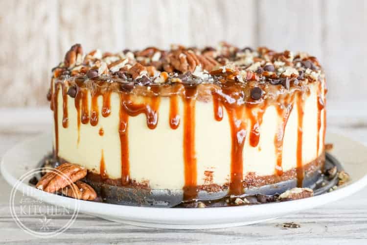 Pressure Cooker Turtle Cheesecake {Keto & Low-Carb}