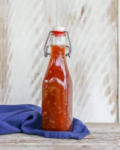 Low Carb? No Problem! You can still have Sweet Chili Sauce and stay on your low-carb diet with my Homemade Low-Carb Thai Sweet Chili Sauce!