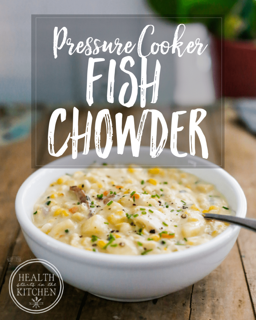 {5 Minute} Pressure Cooker Fish Chowder