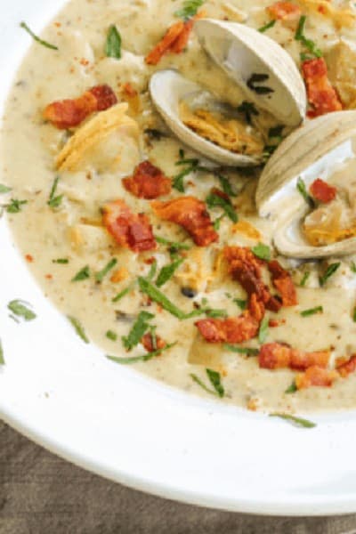 5-Minute Pressure Cooker Clam Chowder {Low-Carb, Keto & Primal, Friendly}