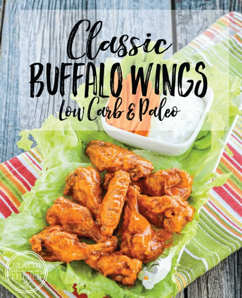 Classic Buffalo Wings {Low-Carb & Paleo} with Gluten-Free Breading Option