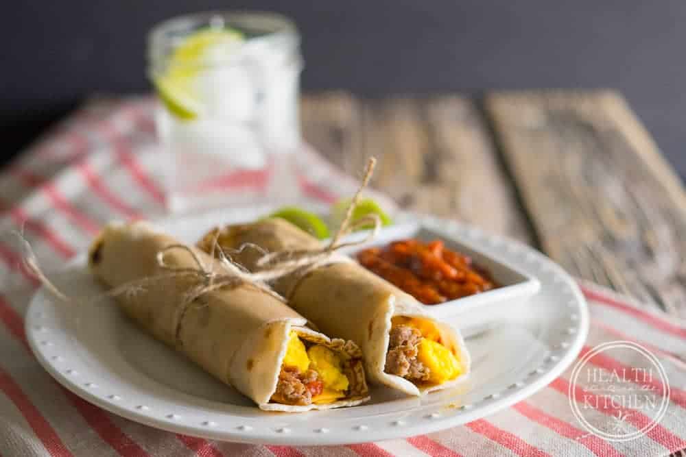 Paleo Freezer Breakfast Burritos {Grain-Free, Gluten-Free & Primal}