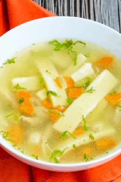 Paleo Homestyle Chicken Noodle Soup
