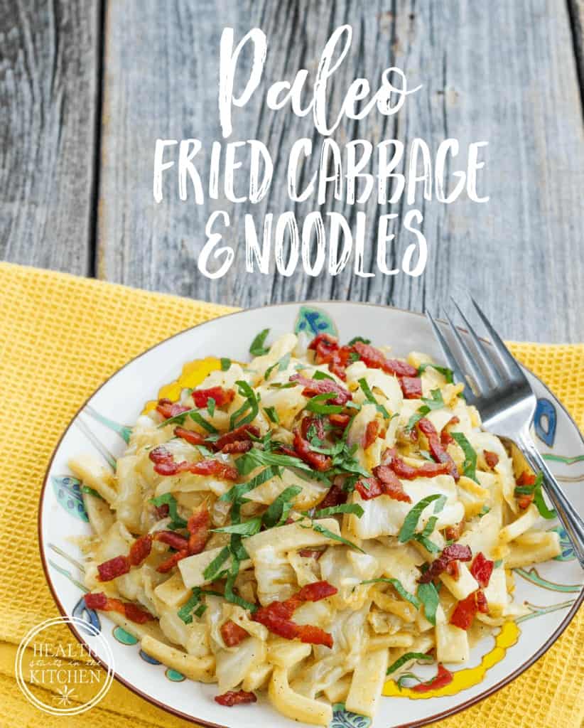 Paleo Fried Cabbage and Noodles {Gluten-Free & Grain-Free}