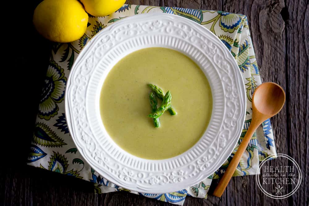 Cream of Asparagus Soup {Whole 30 & Paleo Friendly}