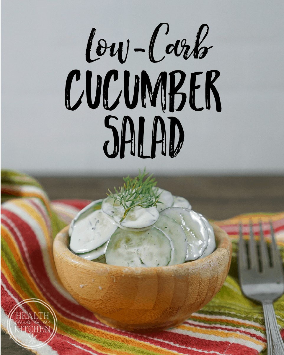 Low-Carb Creamy Cucumber Salad