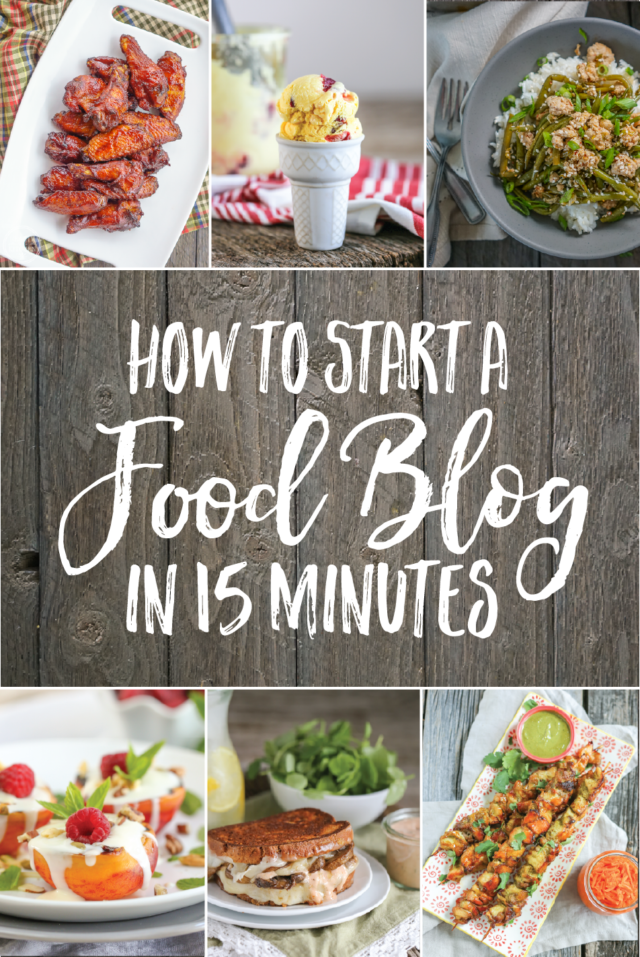 How To Start A Cooking Blog