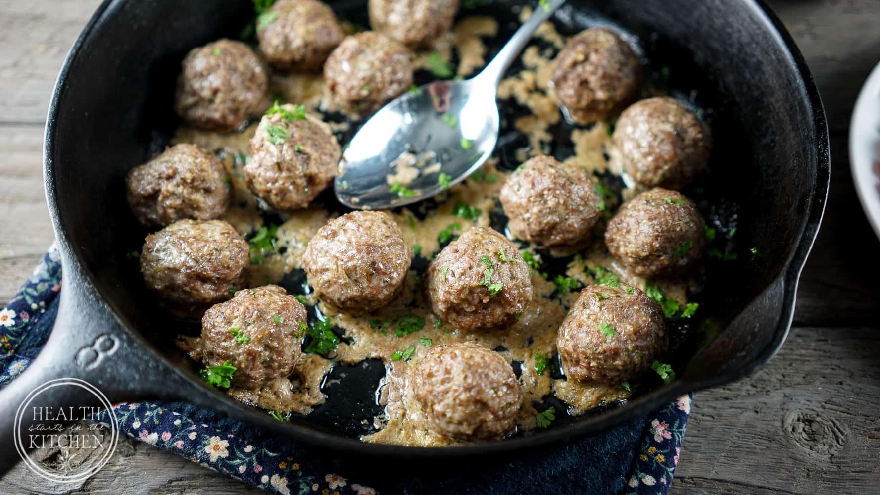 Gyro Lamb Meatballs {Paleo, Low-Carb & Whole 30}
