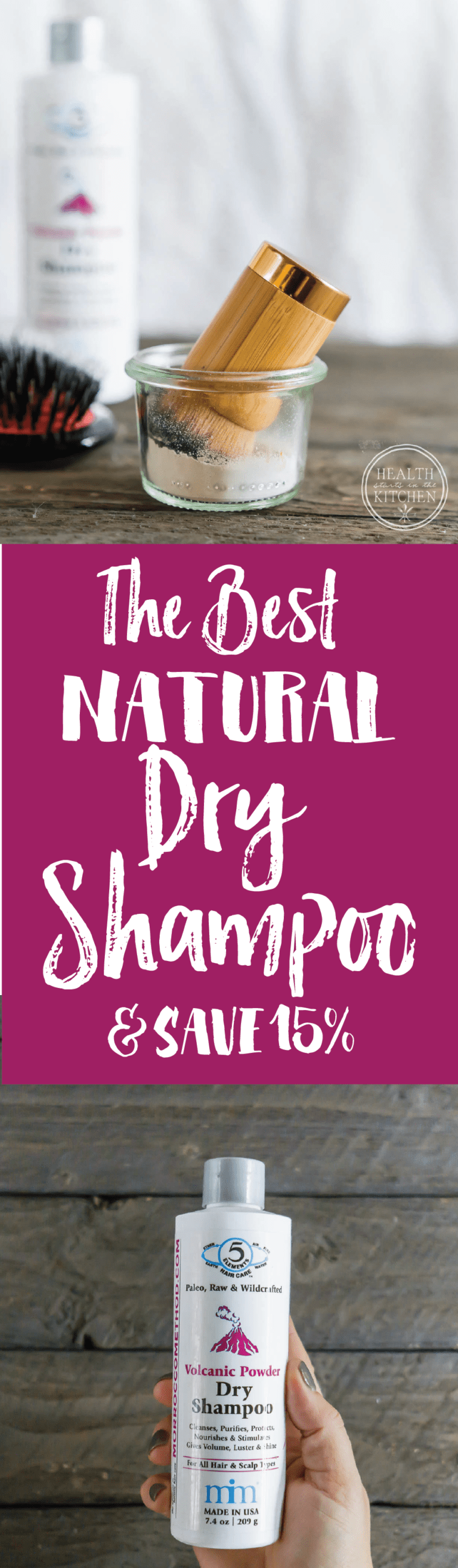 The Best Natural Dry Shampoo {and save 15} Health Starts in the Kitchen