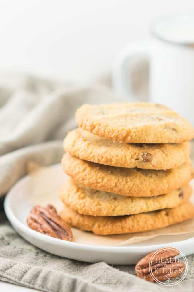 Low-Carb Keto Salted Butter Pecan Cookies {Grain-Free & Gluten-Free}