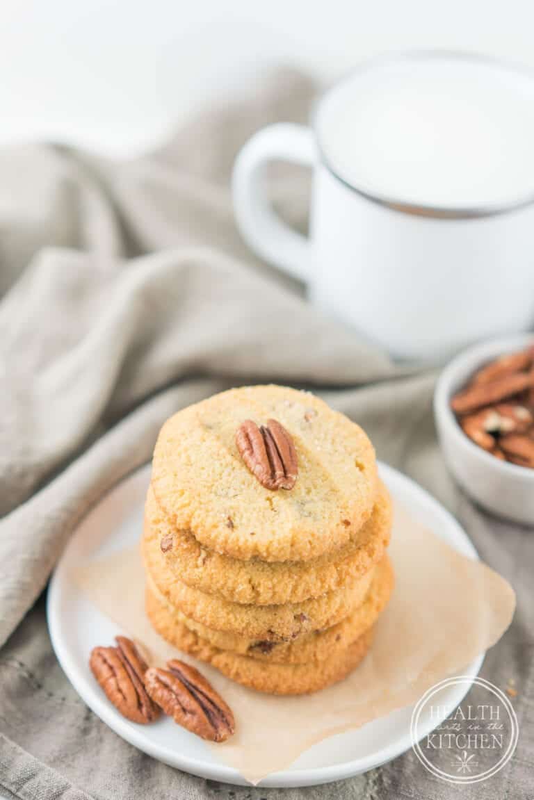 Salted Butter Pecan Cookies {LowCarb, Keto & Grain/GlutenFree} Health Starts in the Kitchen